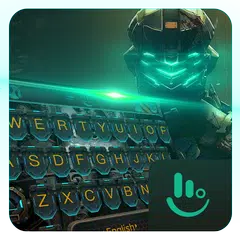 download Neon Dark Army Keyboard Theme APK