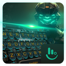 Neon Dark Army Keyboard Theme APK