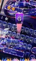 Neon Fire Motorcyclist captura de pantalla 2