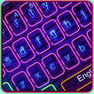 Neon Light Flash Keyboard Theme
