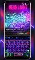 Neon Light Flash Poster