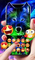 Neon Light Wolf captura de pantalla 3