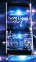 Neon Liquid Galaxy Affiche