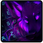 Neon Purple Wolf icône