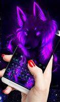 Neon Purple Wolf screenshot 1