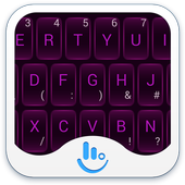 TouchPal Neon Purple Theme icon