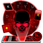 Neon Red Skull icon
