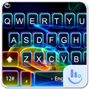 Neon Smoke Keyboard Theme APK