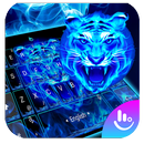 Neon Tiger King Thème pour clavier APK