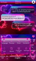 TouchPal Amour Keyboard Theme تصوير الشاشة 2