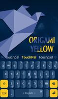 TouchPal Origami Yellow Theme screenshot 2
