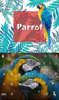 Colorful Parrot Keyboard Theme poster