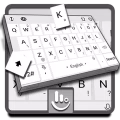 Pearl White Keyboard Theme APK 下載