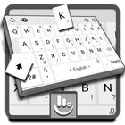 Pearl White Keyboard Zeichen