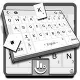 Pearl White Keyboard icône