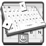 Pearl White Keyboard Zeichen