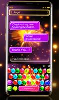 Colorful Bubbles Keyboard screenshot 3