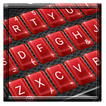 3D Classic Red Black Business Keyboard