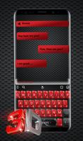 3D Classic Red Black Business Keyboard screenshot 2