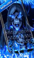 3D Brutal Skull Keyboard Theme poster