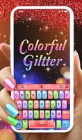 Jazzy Colorful Glitter Keyboard screenshot 1
