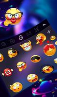 Inviting Colorful Planet Keyboard Theme screenshot 3