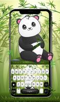 Bamboo Lovely Baby Panda Keyboard Theme poster