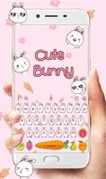 Cute Cartoon Bunny Keyboard Theme bài đăng