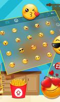 Delicious Squishy Burger Keyboard Theme اسکرین شاٹ 2