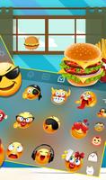 Delicious Squishy Burger Keyboard Theme capture d'écran 3