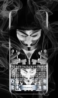 Anonymous Mask Vapor Keyboard Theme poster