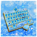 Fancy Diamond Blue Rose Keyboard APK