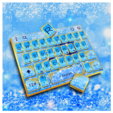 Fancy Diamond Blue Rose Keyboard icon