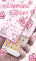 Diamond Flower Keyboard Theme poster