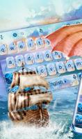 Beautiful Water Color Dragon Keyboard poster