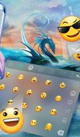 Beautiful Water Color Dragon Keyboard screenshot 2
