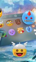 Beautiful Water Color Dragon Keyboard screenshot 3