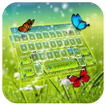 ”Flicker Butterfly Flower Keyboard