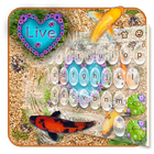 Live Koi Fish Pond Keyboard Theme simgesi