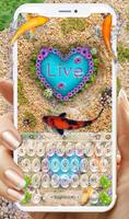 Live Koi Fish Pond Keyboard Theme plakat