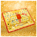 Clavier Emoji Belle paillettes d'or APK