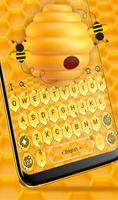 Delicious Yummy Honey Keyboard Theme poster