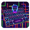 Live Electric Neon Lines Keyboard APK