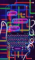Live Electric Neon Lines Keyboard screenshot 2