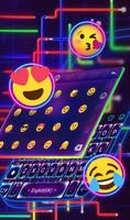 Live Electric Neon Lines Keyboard screenshot 3