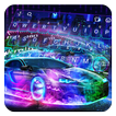 Stylish Cool Laser Car Keyboard Theme