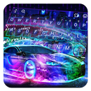 Stylish Cool Laser Car Keyboard Theme APK