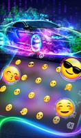Stylish Cool Laser Car Keyboard Theme screenshot 2