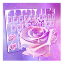 Moonlight Sweet Rose Keyboard Theme APK