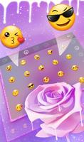 Moonlight Sweet Rose Keyboard Theme Screenshot 2